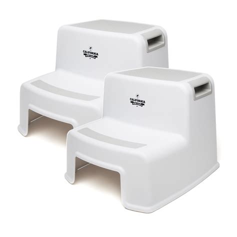 4.8 out of 5 stars. Child Step Stool (2 Pack), 2 Step Stool for Kids, Sturdy Plastic Step Stool for Kids Sink Use ...