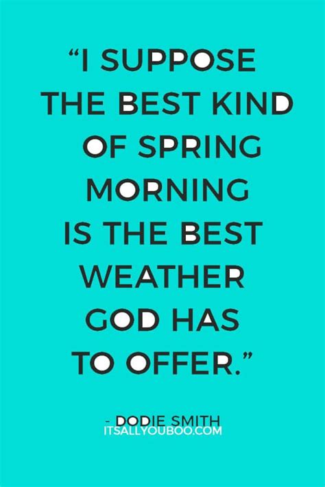 Spring Weather Quotes