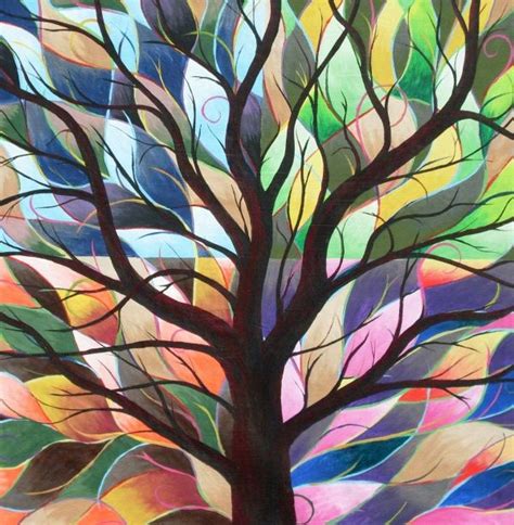 Four Seasons By Sally Van Driest Tree Art Four Seasons Art Seasons Art