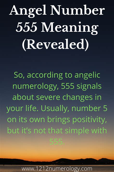 Angel Number 555 Meaning (Revealed) | 555 angel numbers, Meant to be ...