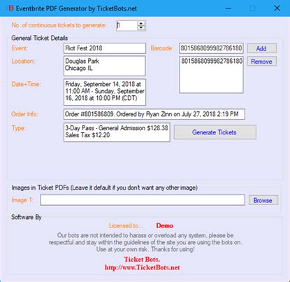 Ticket Downloaders - TicketBots.net - Ticket Spinner and Ticket Bots for TicketMaster.com ...