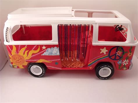 Barbie Doll Hippie Woodstock Volkswagen Bus Van Custom 16 Creation