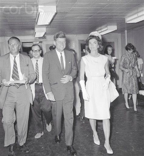 John F Kennedy With Wife Jacqueline Kennedy Original Caption New York New York Senator And