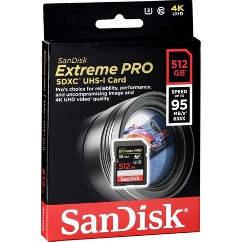 Sandisk Extreme Pro 512gb Sdxc Uhs I Memory Card Sdsdxpa 512g G46