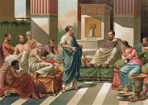 In Ancient Greece Men Often Philosophised After Eating A Banquet