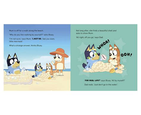 Bluey The Beach Lift The Flap Book By Bluey Nz