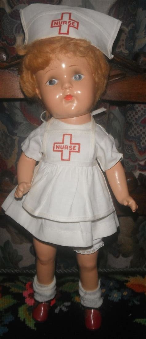 Items Similar To Adorable Composition Nurse Doll On Etsy