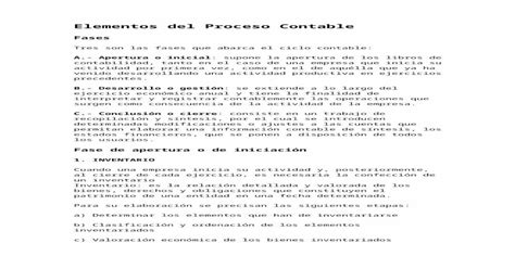 Download Docx Elementos Del Proceso Contable
