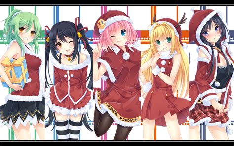 Cute Anime Girl Christmas Wallpapers HD PixelsTalk Net