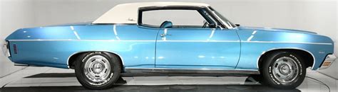 1970 Chevrolet Impala Custom Coupe Astro Blue 45965 Original Miles