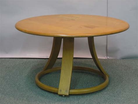Favorite this post aug 16 heywood wakefield nightstand, vintage end table, heywood wakefield Heywood-Wakefield champagne round coffee table | #1273936