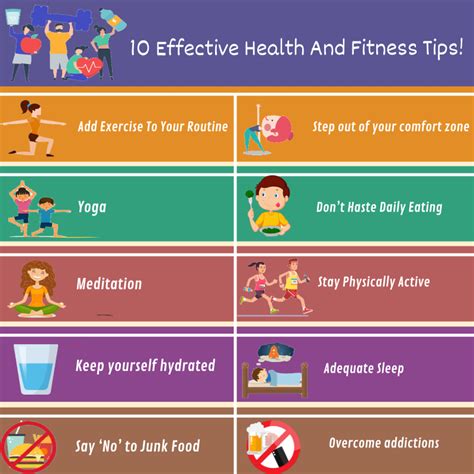 Top 10 Health And Fitness Tips To Improve Your Health Status