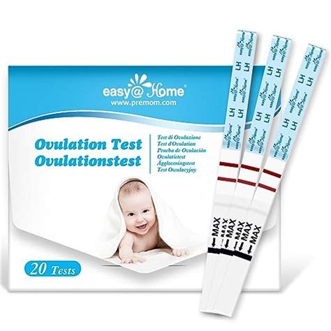 Ovulation Fertility Test Predictor Kit Easyhome 20 Lh Strips Accurate