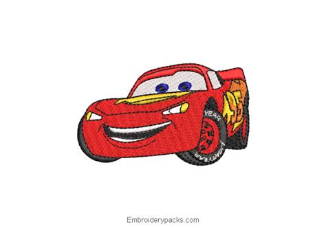 Cars Cars Embroidery Designs Lightning Mcqueen Embroidery Designs Packs