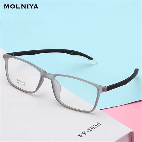 square tr90 men s eyeglass frames eye glasses frame men women optical ultralight spectacles
