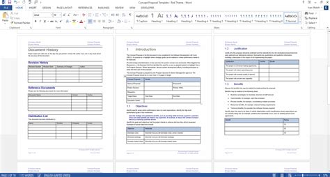 concept proposal template ms wordexcel spreadsheets templates forms checklists  ms
