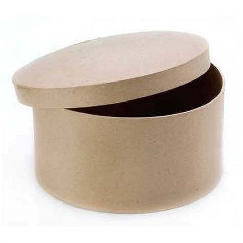 Round Paper Mache Box