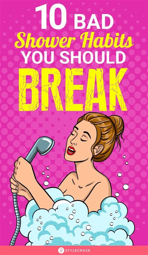 10 Bad Shower Habits You Need To Break In 2021 Health And Beauty Tips Habits Beauty Tips For