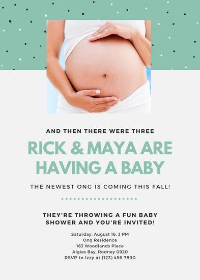 Customize 121 Pregnancy Announcement Templates Online Canva