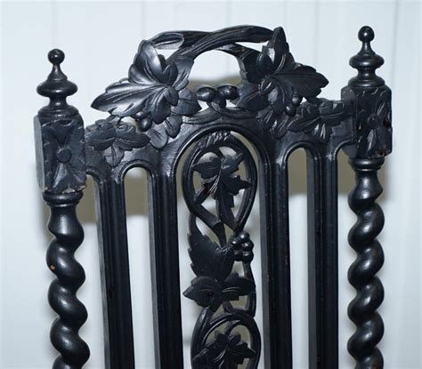 Check spelling or type a new query. Four Victorian Carved Oak Dining Chairs Leather Upholstery ...