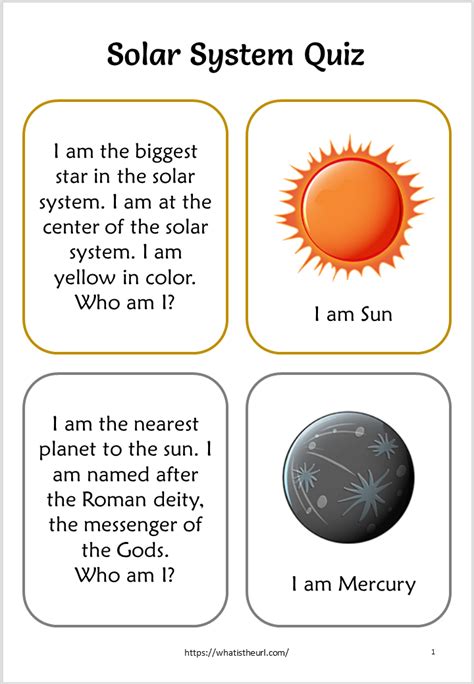 Grade Solar System Questions