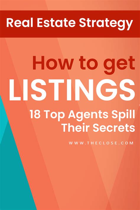 How To Get Listings 18 Luxury Listing Agents Spill Their Secrets The
