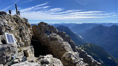 Hochvogel über Die Kreuzspitze 2592m König Der Allgäuer Alpen
