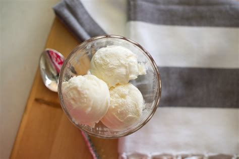 Heavenly pina colada ice cream. Domestic Fashionista: Homemade Reduced Fat Vanilla Ice ...