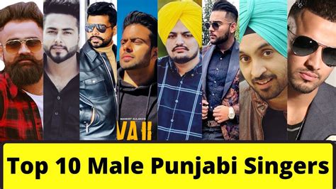 Top 10 Male Punjabi Singers 2021 Best Punjabi Singers 2021 Sidhu Moosewala Karan Aujla