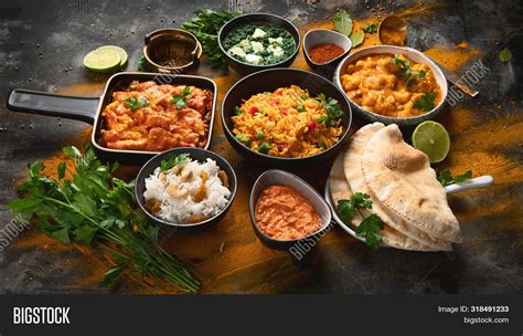 Assorted Indian Food Image And Photo Free Trial Bigstock