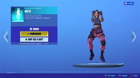 Fortnite Hit It Emote Icons Series Youtube