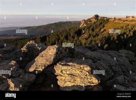 Richard Wagner Rock At Mt Grosser Arber Stock Photo Alamy