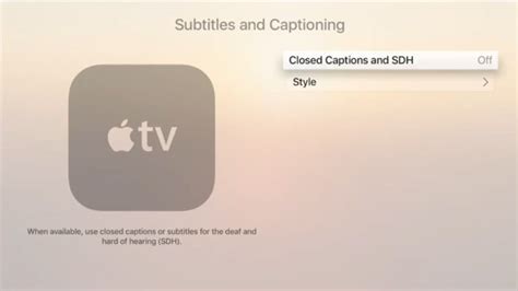 How To Turn Off Closed Caption Apple Tv - How to Turn Apple TV Closed Captions On or Off