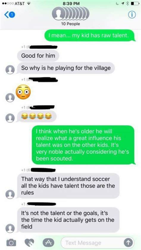 Guy Perfectly Trolls Soccer Mom Group Chat He Was Accidentally Added To