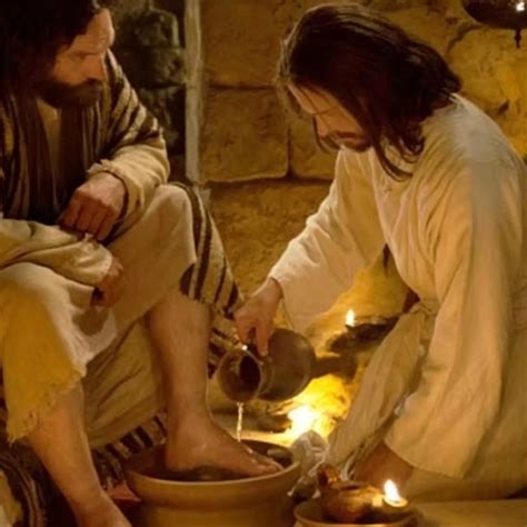 Jesús Lava Los Pies A Los Discípulos Historia De La Biblia