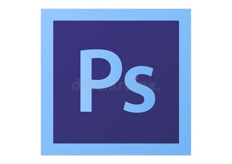 Adobe Photoshop Cs6 Logo Editorial Stock Image Illustration Of