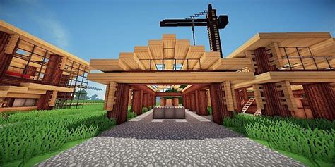 Minecraft medieval saw mill tutorial. Modern Eco Village | Lumberjack Sawmill 1 Minecraft Project