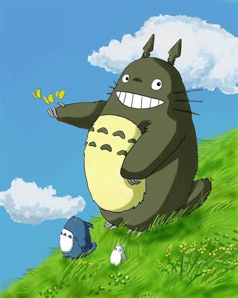 Totoro With Lil Totoro S Totoro Artistas Dibujos