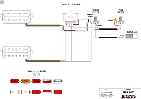 Ibanez pickup wiring (page 1). Ibanez HH 5 Way Switch With Duncans