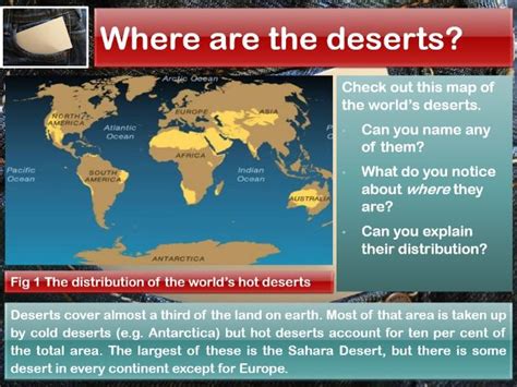 Hot Deserts An Introduction Teaching Resources