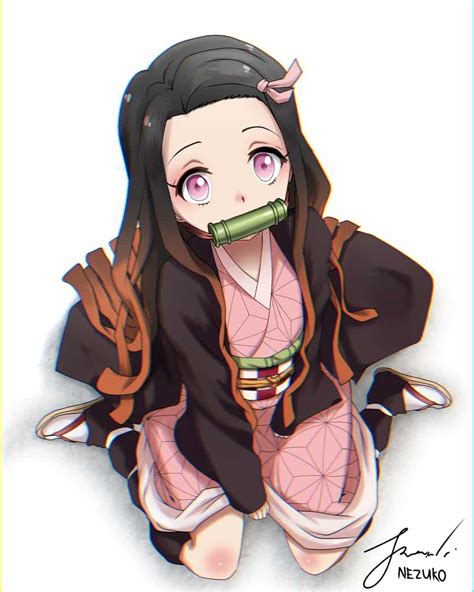 Anime Girl Drawing Nezuko