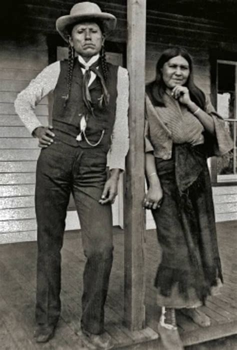 Quanah Aka Fragrance Aka Quanah Parker And His 7th Wife To Nar Cy Aka Tonarcy Parke