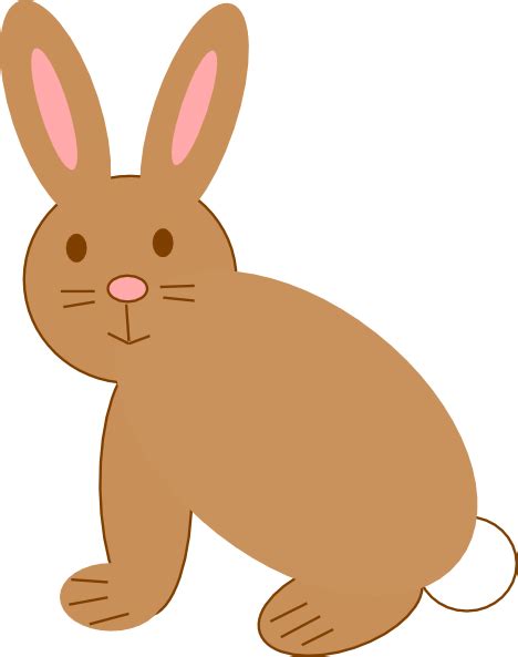 Brown Rabbit Clip Art At Vector Clip Art Online Royalty