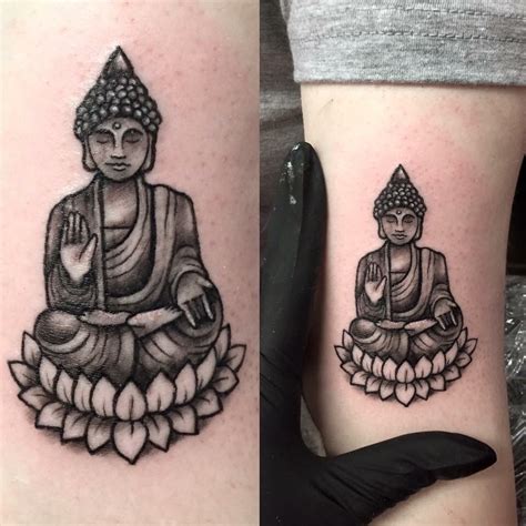 Buddha Tattoo Design On Hand Scribb Love Tattoo Design