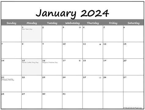 January 2024 Calendar Free Printable Calendar January 2024 Calendar