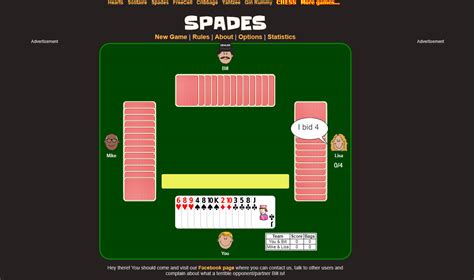 Spades is a casual card game developed in the 1930's in the usa. Msn Games Online Spades | Games World