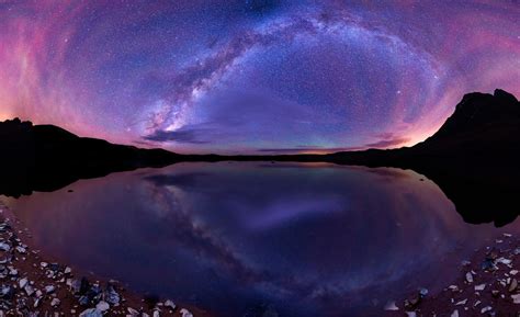 Nature Photography Landscape Milky Way Starry Night Galaxy Lake