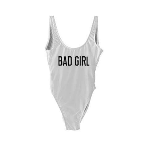 2017 Neon Pink Bad Girl Letter Print Sports One Piece Swimsuit Jersey