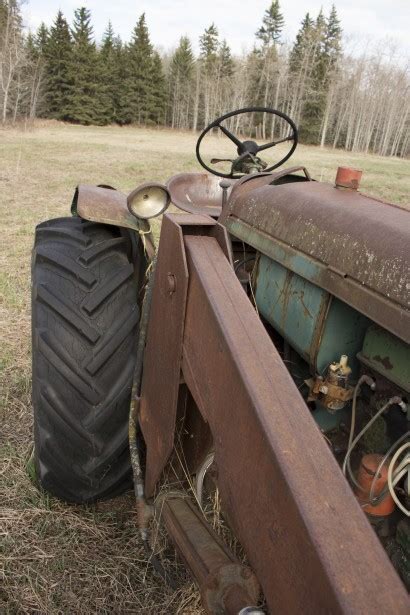 Green Rusty Farm Tractor Free Stock Photo Public Domain Pictures