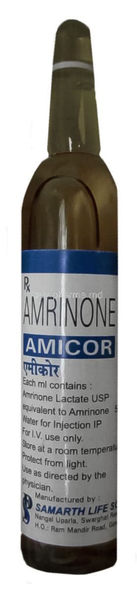 Buy Amrinone Generic Inocor Online Buy Pharmamd